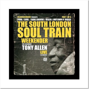 POSTER TOUR - SOUL TRAIN THE SOUTH LONDON 11 Posters and Art